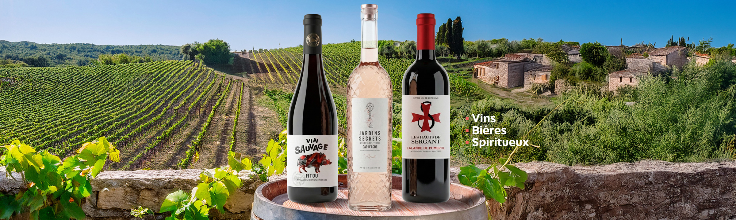 ViniPro - Commande groupée de vins, bières, spiritueux et sans alcool pour les CSE et les collectivité, mairies, CAS, COS