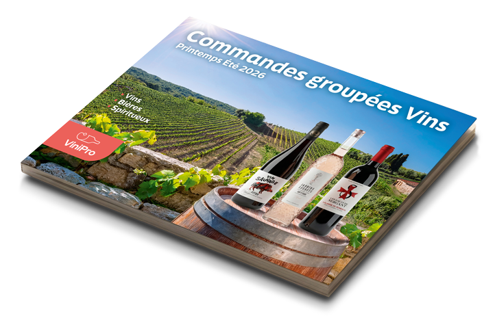 ViniPro - Catalogue commande groupée de vins, bières, spiritueux et sans alcool pour les CSE et les collectivité, mairies, CAS, COS