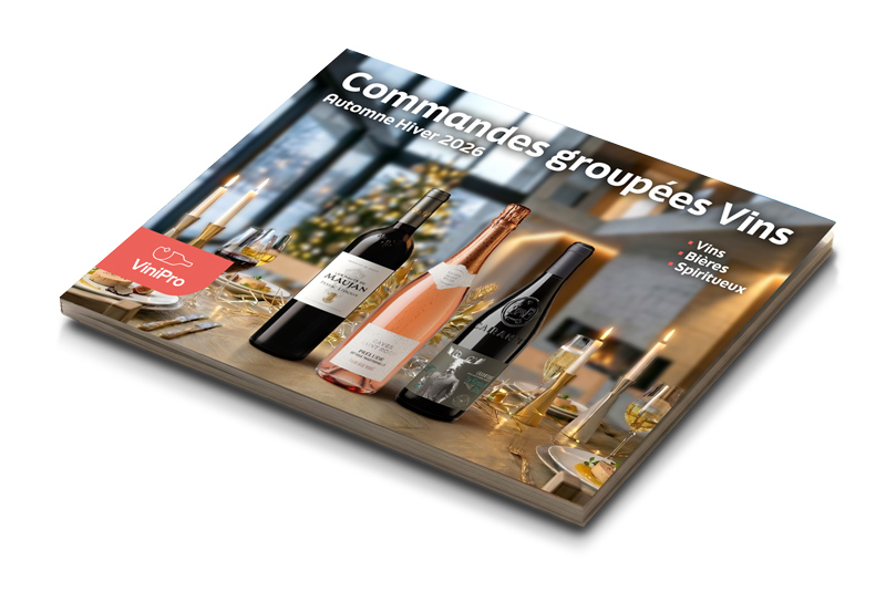 Catalogue ViniPro Automne Hiver 2026 - Commande groupée de vins, bières, spiritueux et sans alcool pour les CSE et les collectivité, mairies, CAS, COS